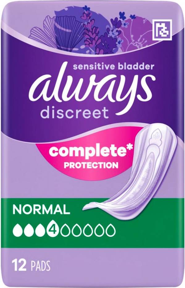 Always discreet Always Discreet Incontinence Pads Normal 12 St 12-pack