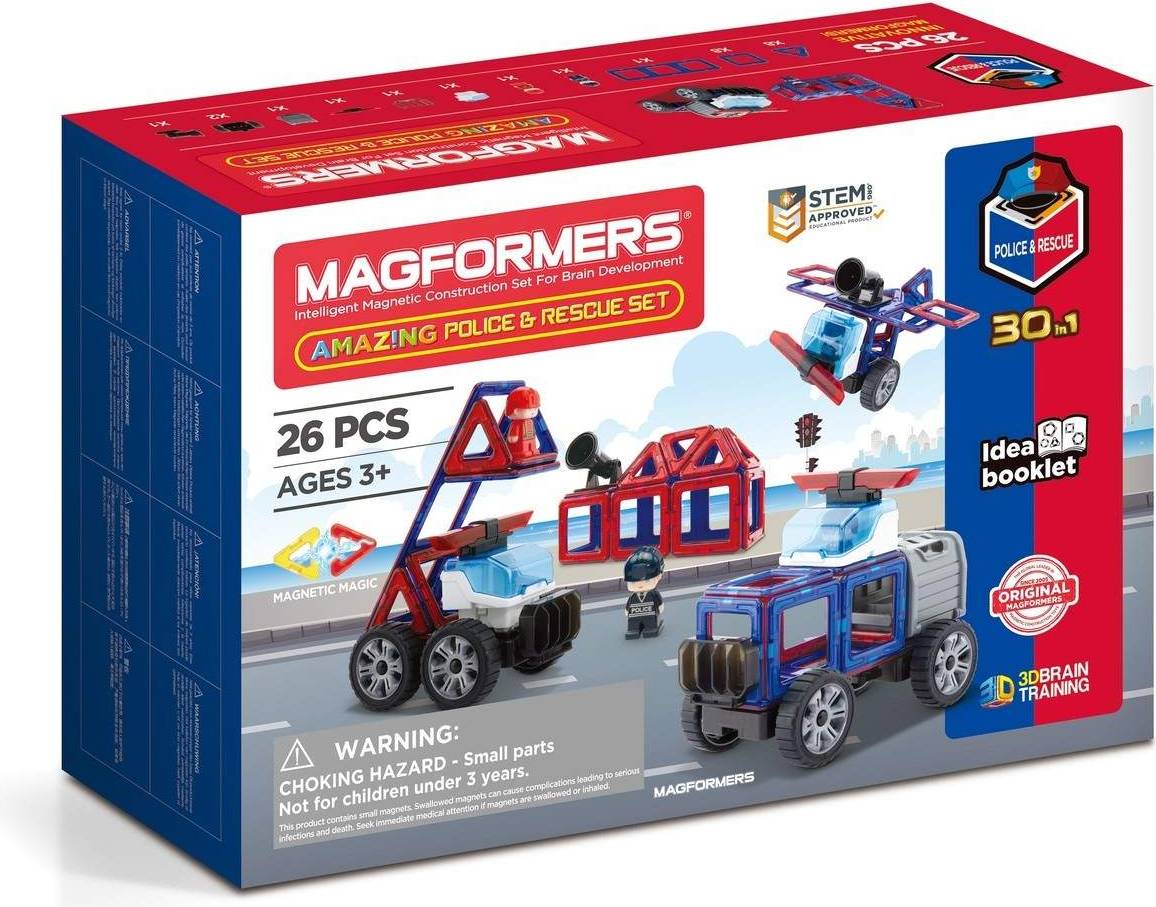 Magformers Amazing Police Rescue Set