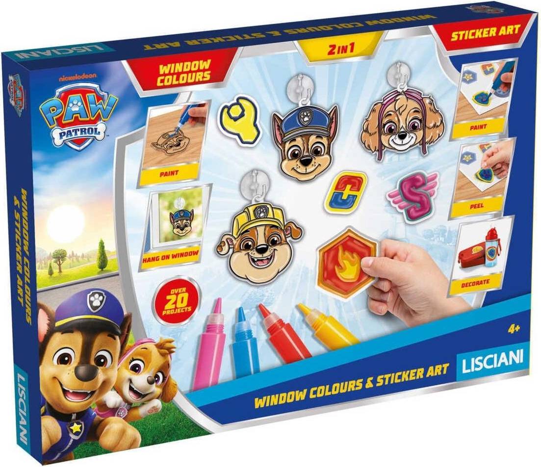 Paw Patrol Window Color Sticker Art