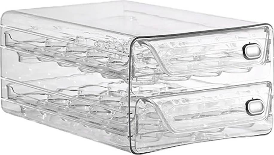 Stackable Transparent Egg Holder with Time Memory
