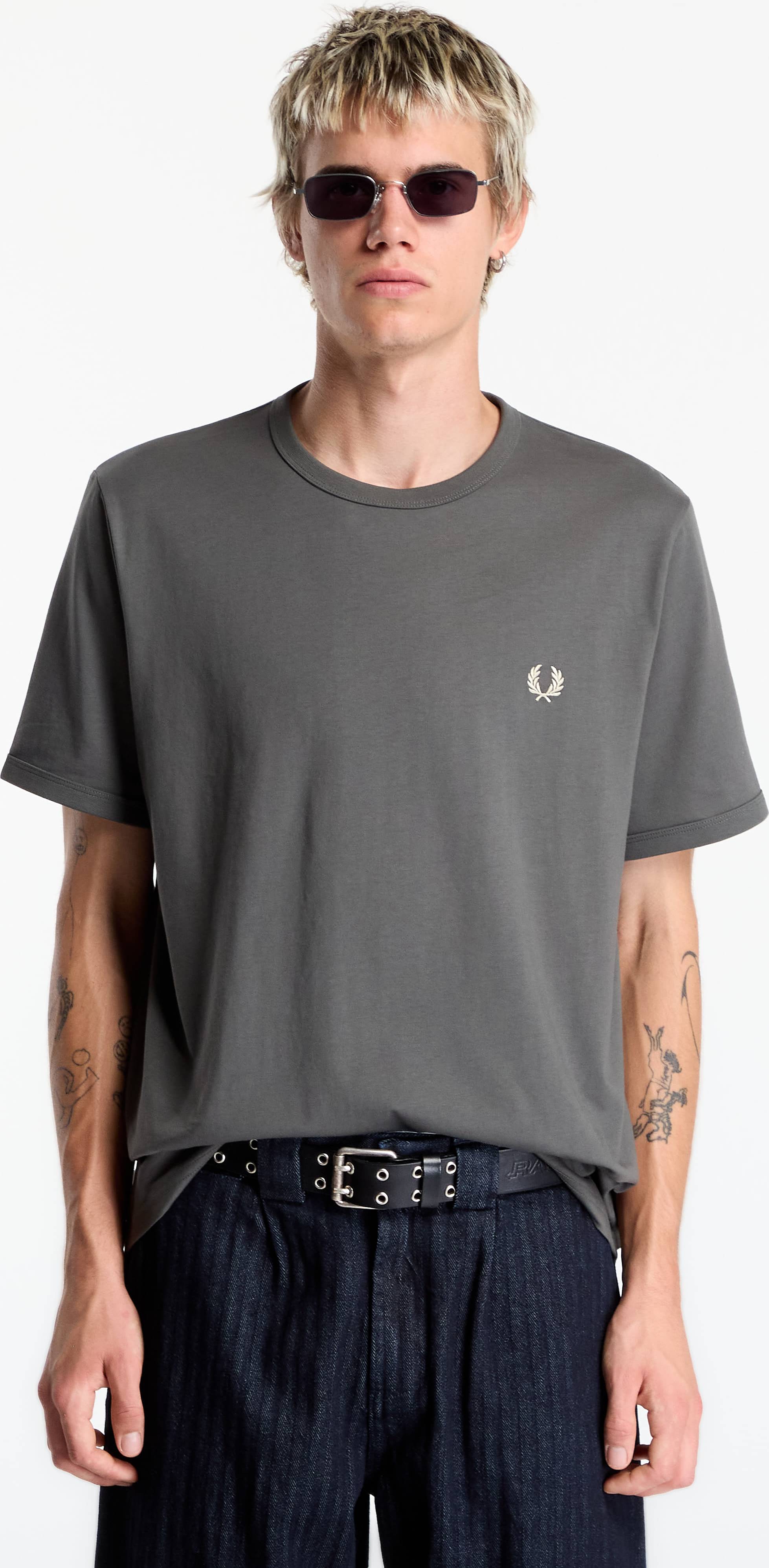 Fred Perry T-shirt Ringer Vert