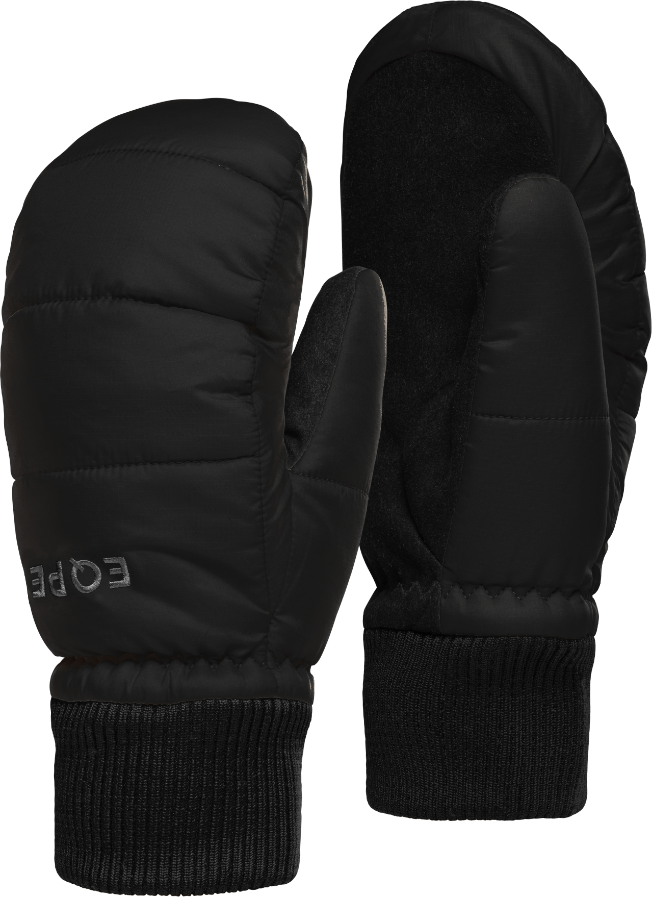 EQPE Rime Puffer Mitten Deep Black