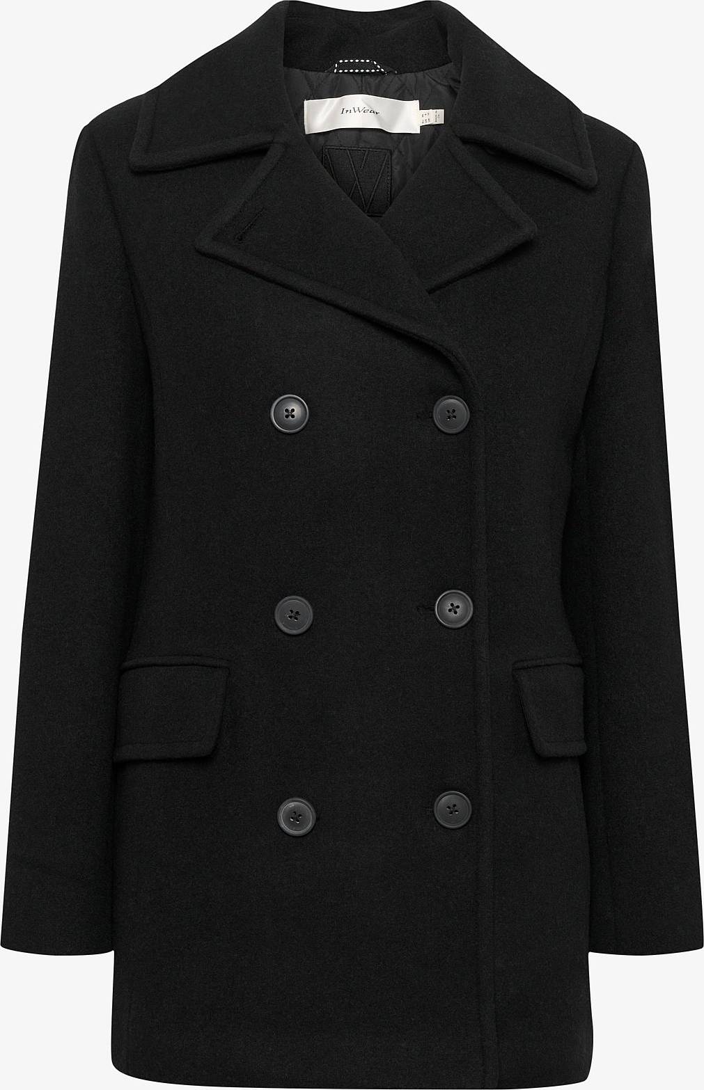 InWear Perryiw Sailor Coat R - Black