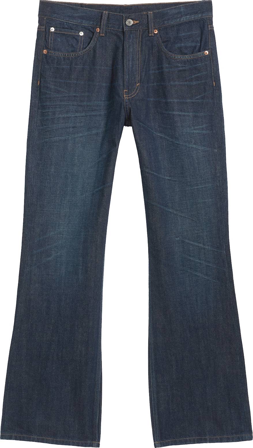 Weekday Mercury Mid Rise Relaxed Bootcut Jeans - Blue