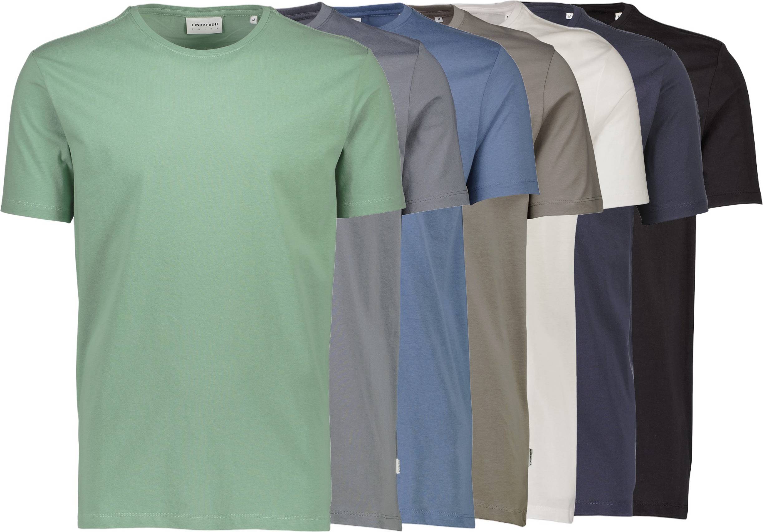 Lindbergh 7pack Basic Tee S S Herr Kortärmade - Multi Patterned