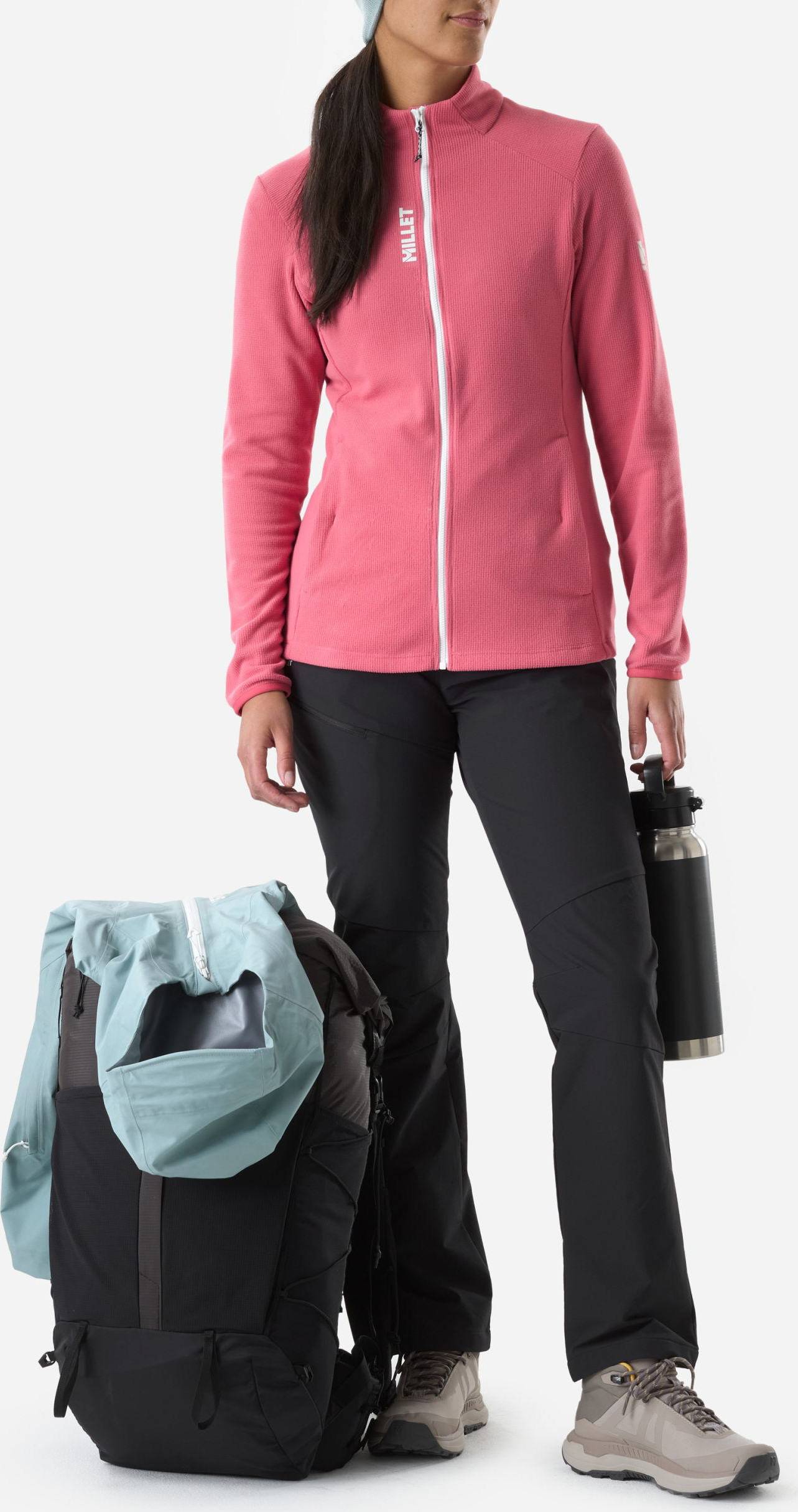 Millet Ubic Lightgrid Jacket Fleecejacka - Rosa