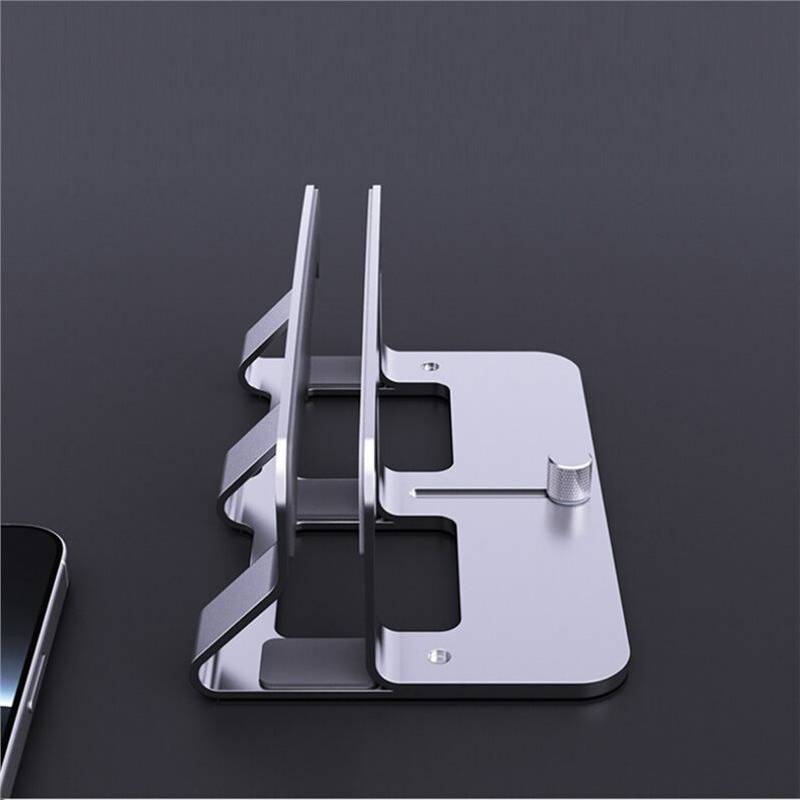 Exogio Vertical Laptop Stand Adjustable Metal Riser