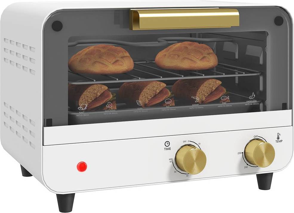 Glass toaster Homcom 12L Mini Countertop Oven