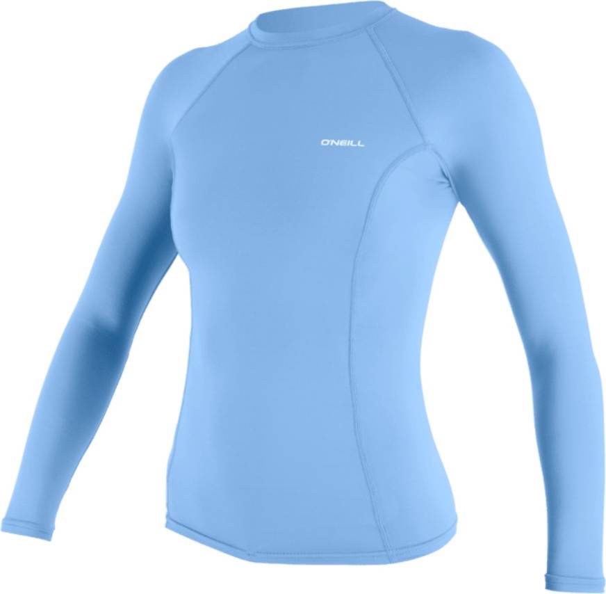 O'Neill Wms Basic Skins Long Sleeve Rash Guard - Blue