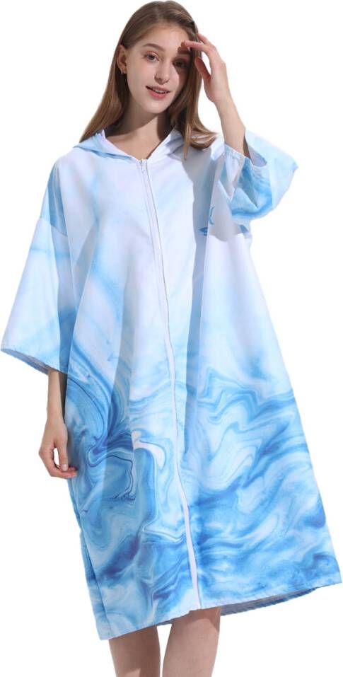 Dry robe changing robe Quick Dry Changing Robe with Hood