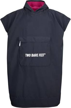 Waterproof changing robe Two Bare Feet Waterproof Changing Robe Poncho - Black/Raspberry