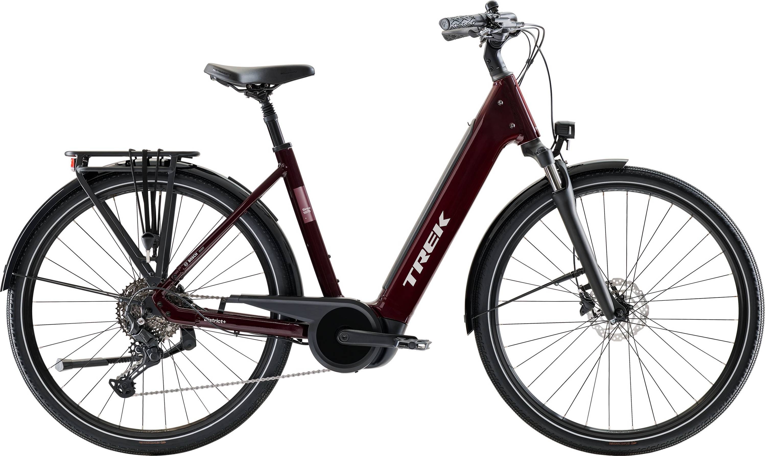 Trek District 4 R10 Low-Step Röd
