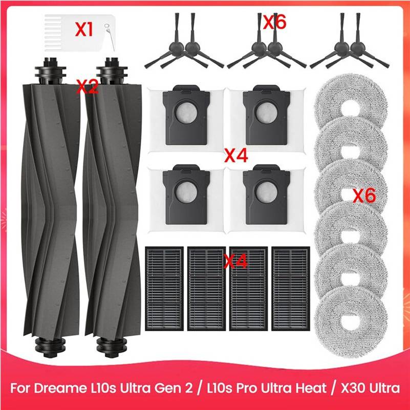 Exogio Replacement Robot Vacuum Cleaner Accessory Set