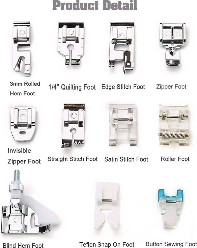 Brother sewing machine Brother Sewing Machine Presser Foot With Box Set