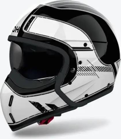 Jethelm Airoh Jethelm J110 Raster Convertible Helmet - Schwarz