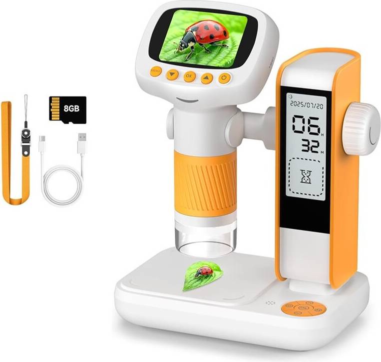 Digital Microscope With Alarm Clock