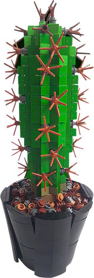 Lego bouquet Cactus Bloques Construcción Ramo 3D