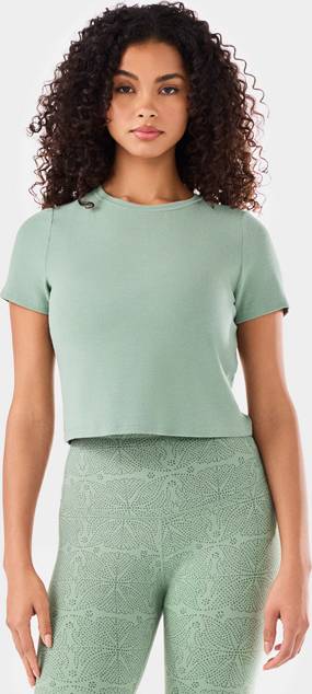 Tavi Ribbed Tee - Sage