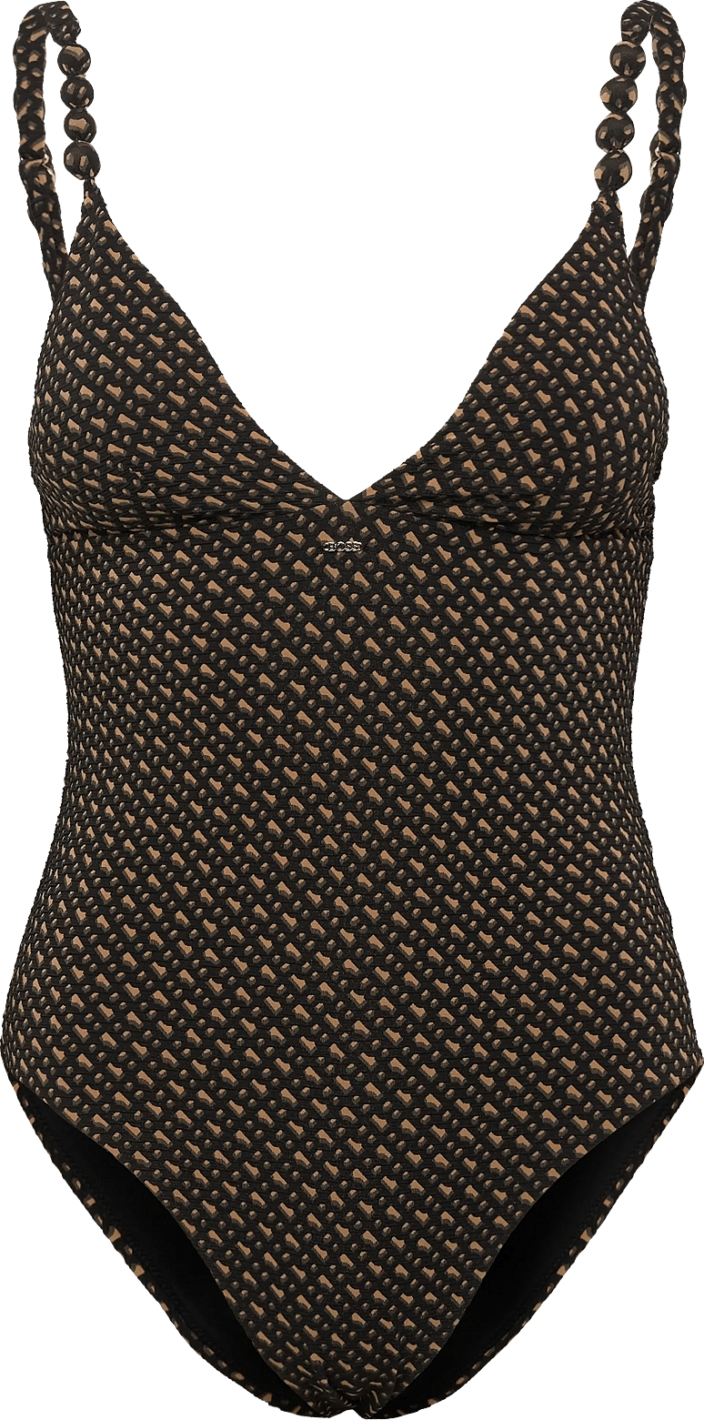 BOSS Swimsuit Pearl Multi Patterned