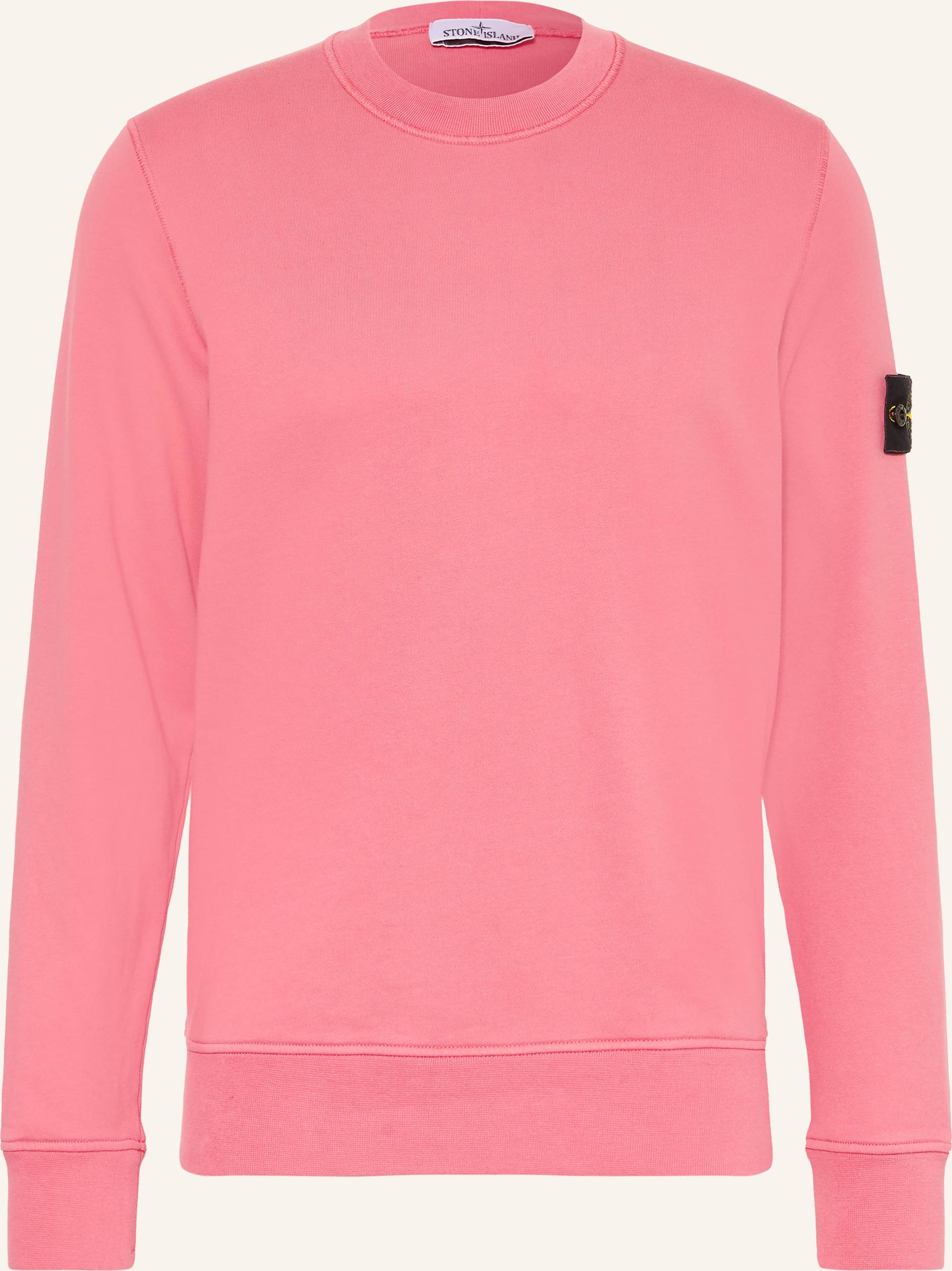 Stone Island Rundhals Sweatshirt Basic Sweat - Magenta