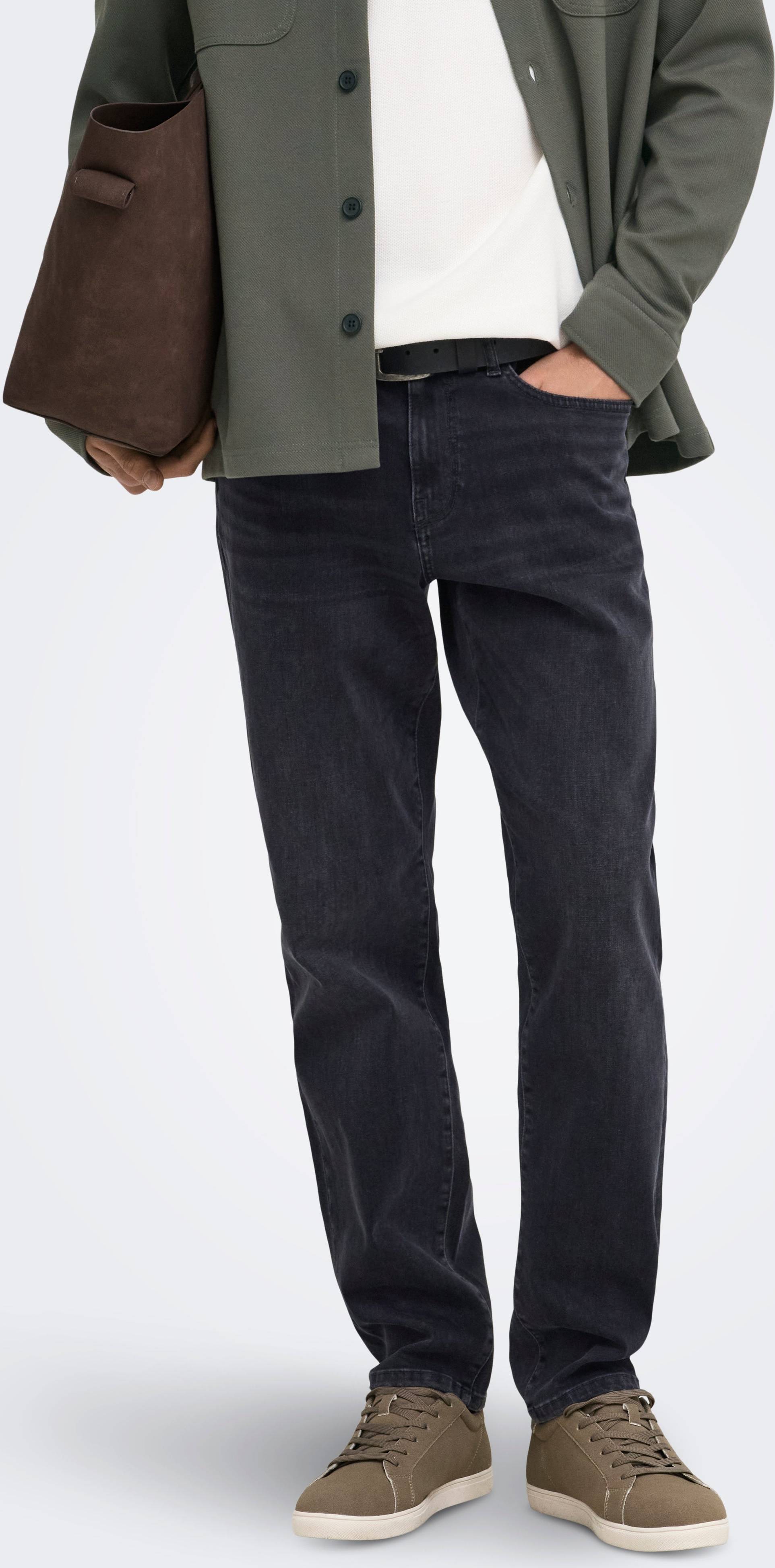 Only & Sons Mid Rise Regular Fit Jeans