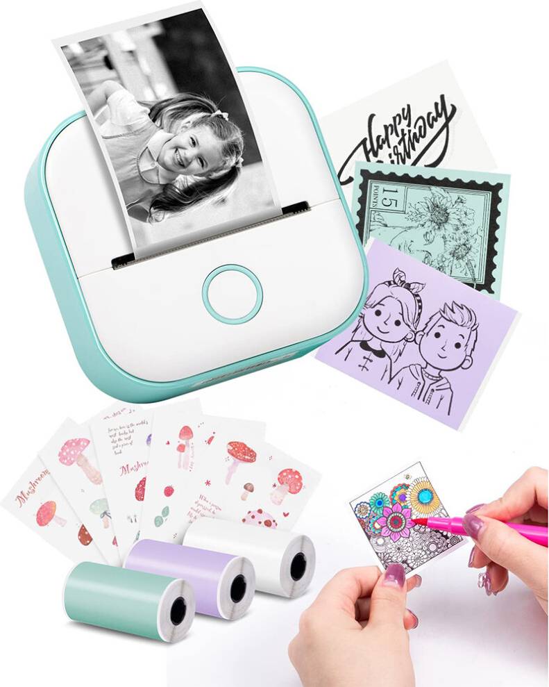 Mini printer Bluetooth Wireless Mini Printer