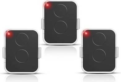 Sodial 3pcs 2 Channels 433.92 MHz Rolling Code Gate Remote Control