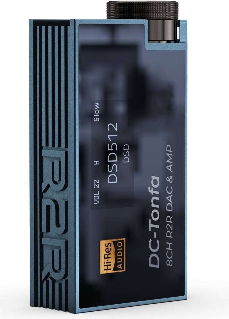 DC-Tonfa 8 Channel R2R Dongle DAC Blue