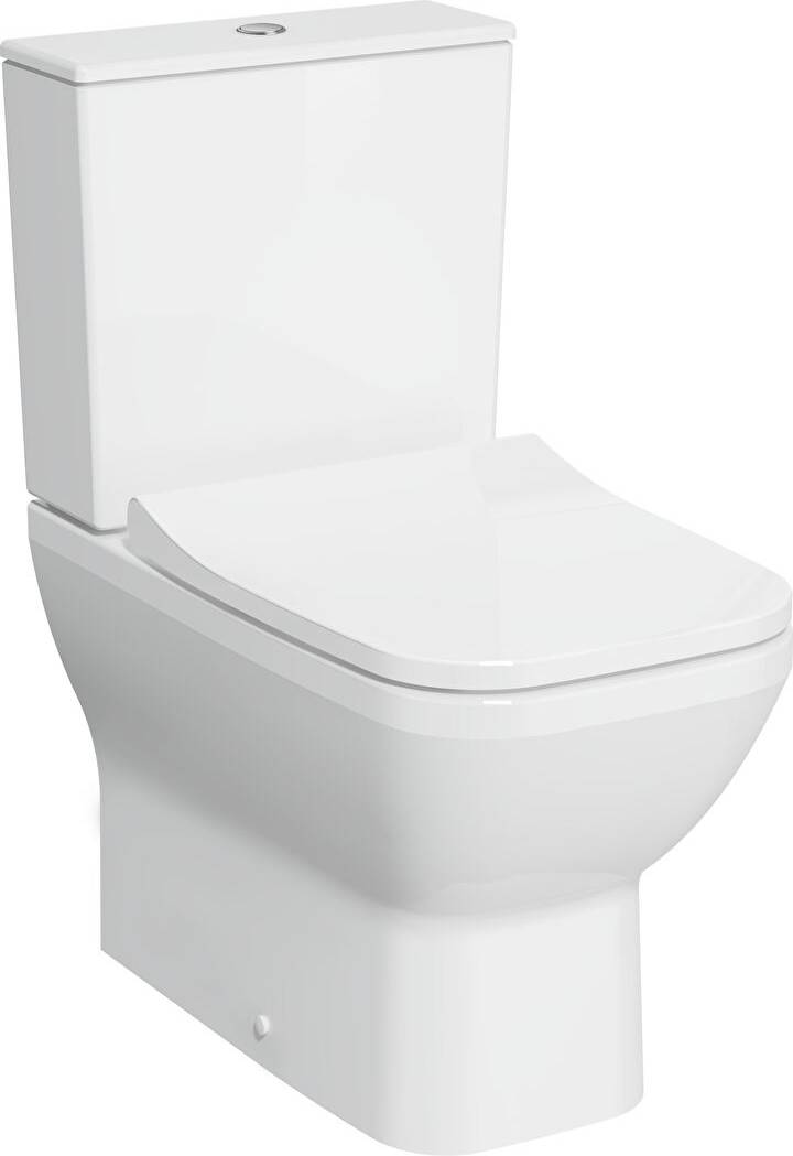 Vitra Integra Square Close Coupled Back To Wall Rim Ex WC Pan