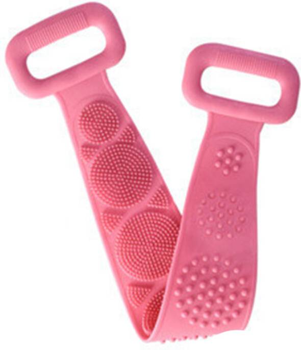 Scrubber Dual Texture Design Silicone Body Scrubber