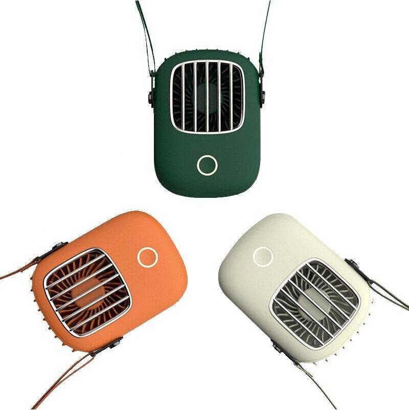 Handheld Hanging Neck Mini Desktop Fan