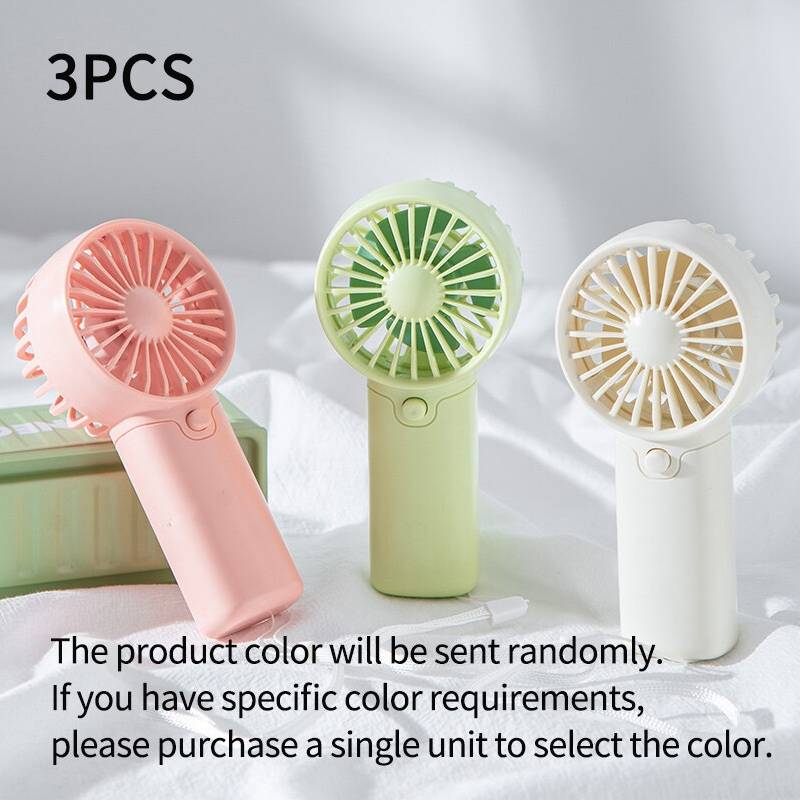 STOYOTU 3PCS Set Cute Mini Portable Handheld Fan