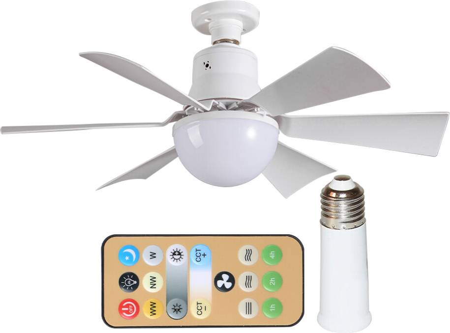 YETP Star Ceiling Fan Light With Remote Control