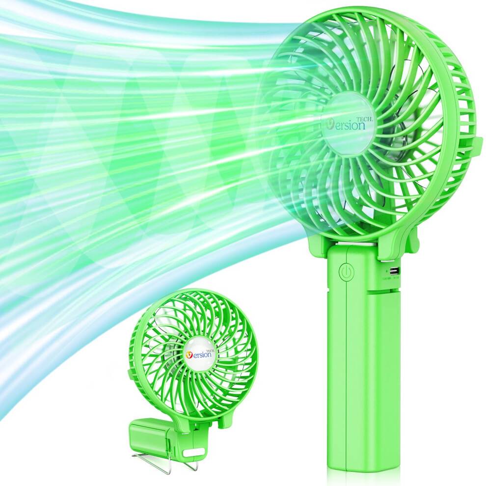 VersionTECH Handheld USB Rechargeable Fan