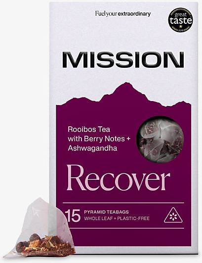 Mission Recover Rooibos Tea With Berry Notes Ashwagandha 30g