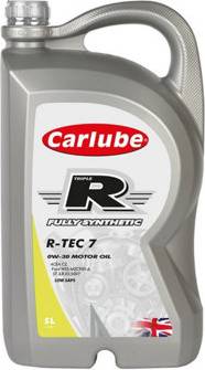 0w 30 5l Carlube Triple R R-tec 7 0w-30 5l