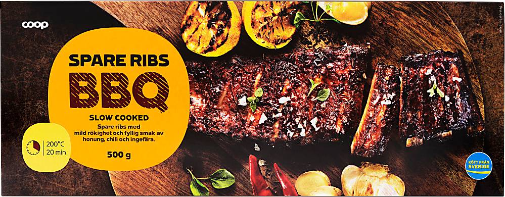 Grilltändare Spare Ribs BBQ