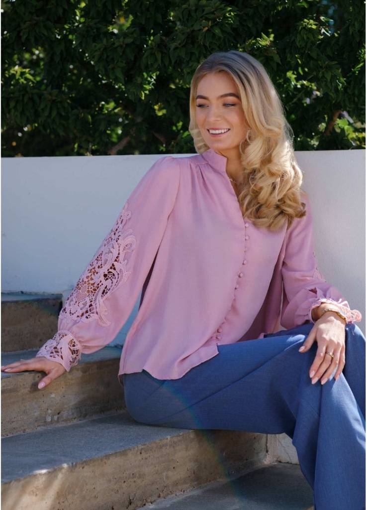 Liberté Dame Bluse Rigmor - Rosa