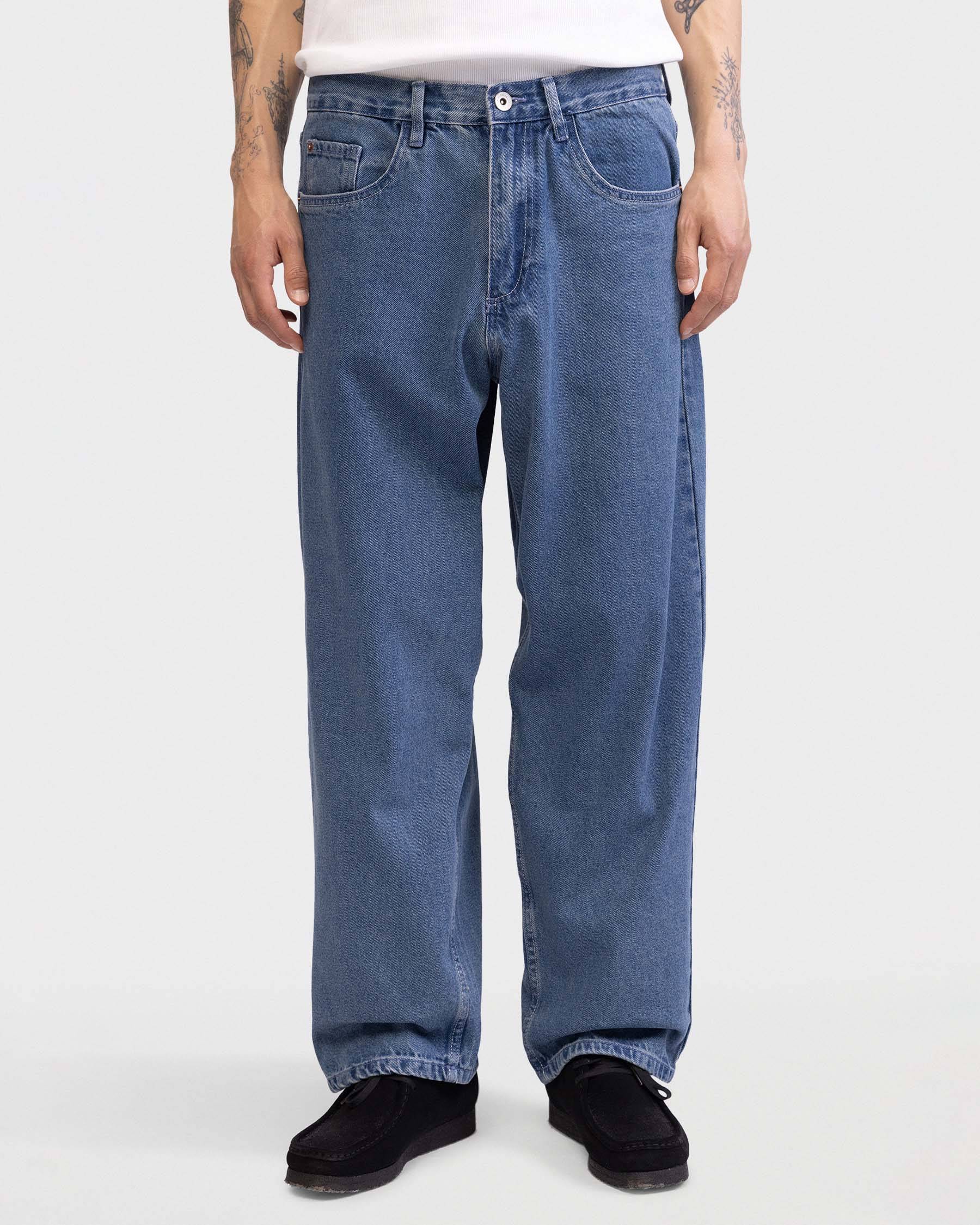 Redefined Rebel Rrbronx Jeans Baggy Mid Blue