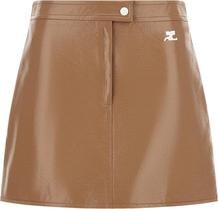 Courrèges Reedition Vinyl Miniskirt