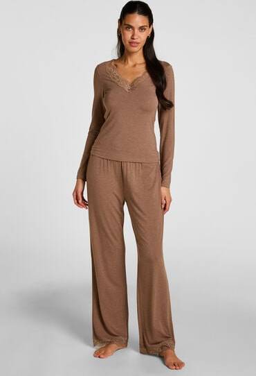 Hunkemöller Pyjamas Set Nana Beige
