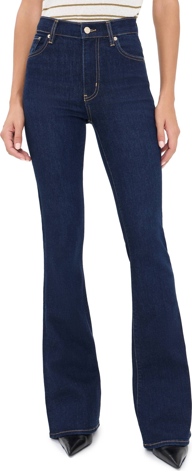 Frame Flare Flared Jeans - Blue