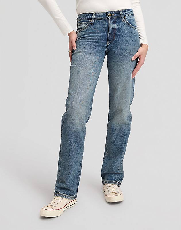 Lee Regular Straight Jean Western Ride - Blue