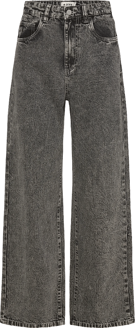 Denim Project High Rise Wide Jeans - Brede