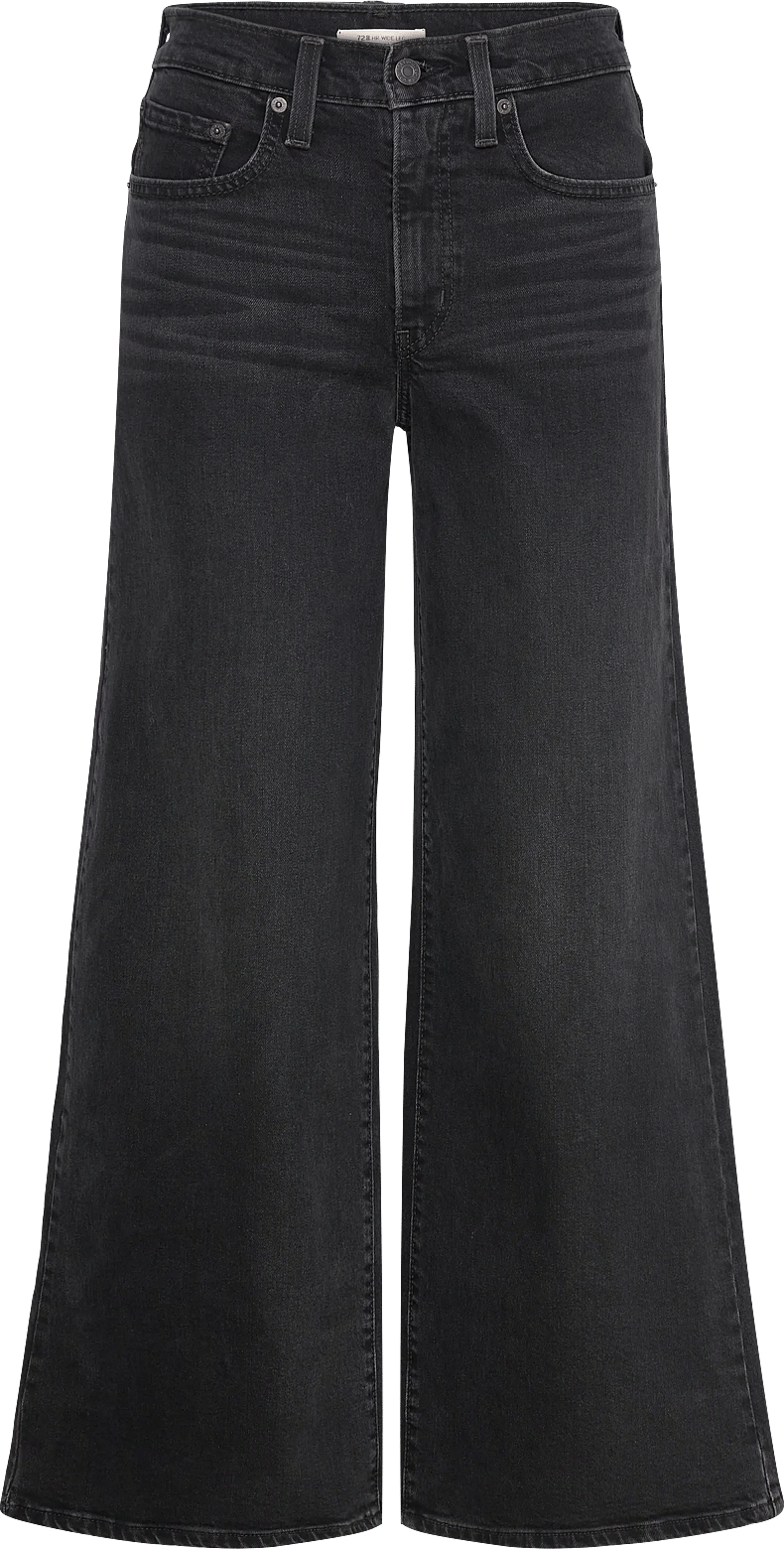Levi's Jeans 728 High Rise Wide Leg Rodeo Princess - Mørkegrå