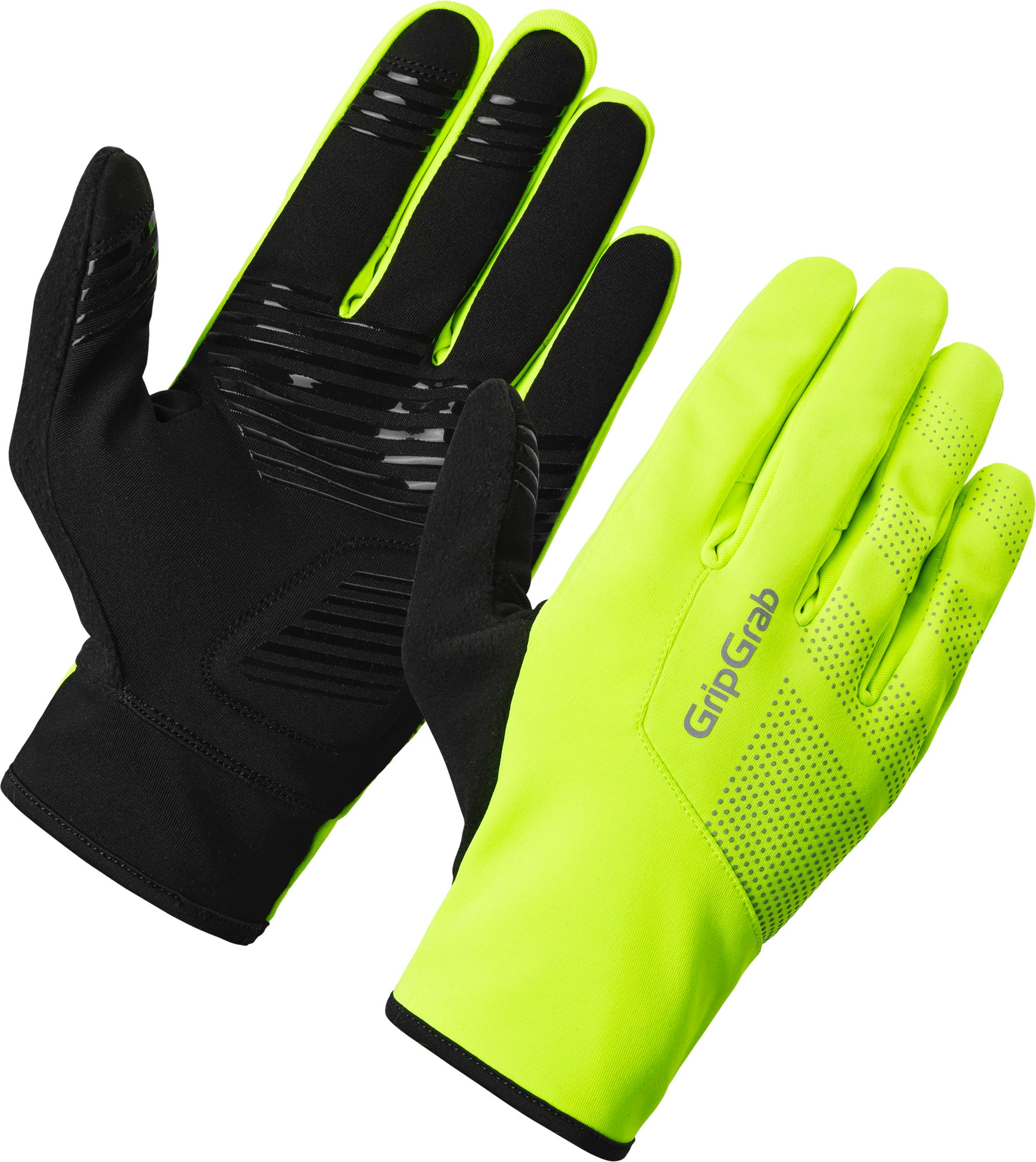 GripGrab Ride 2 Windproof Spring-Autumn Gloves - Yellow Hi-Vis