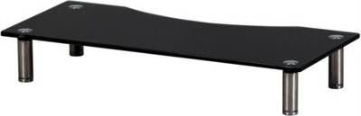 B&Q Adjustable Black Monitor Stand Riser