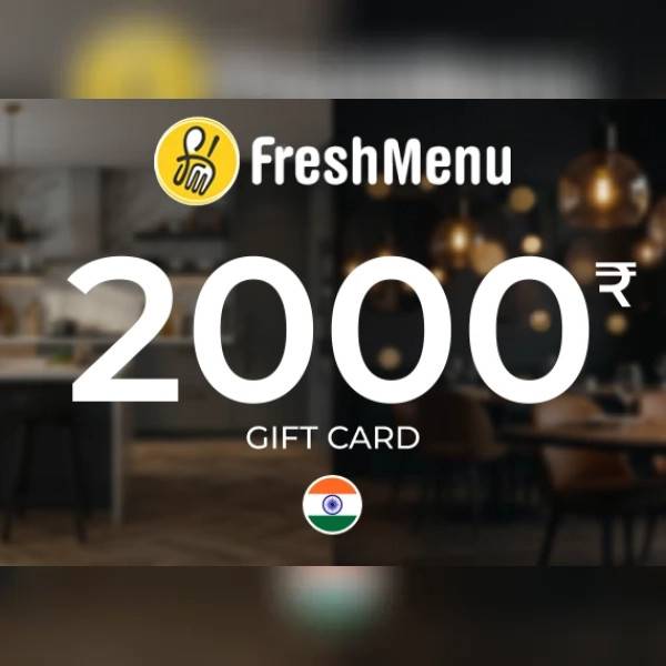 Fresh Menu Gift Card 2000 INR Key