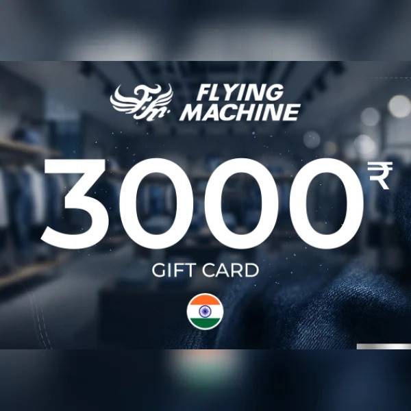 Flying Machine Gift Card 3000 INR