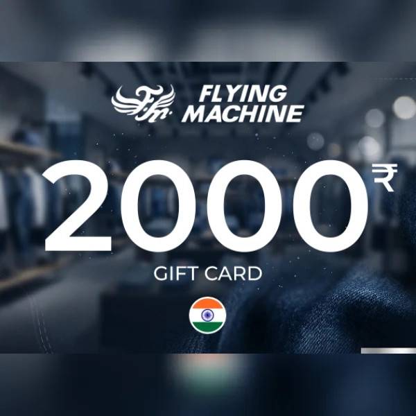 Flying Machine Gift Card 2000 INR